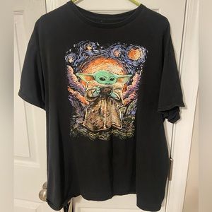 Baby Yoda Starry Night Tee